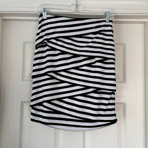 WHBM tiered knit mini pencil skirt, 6